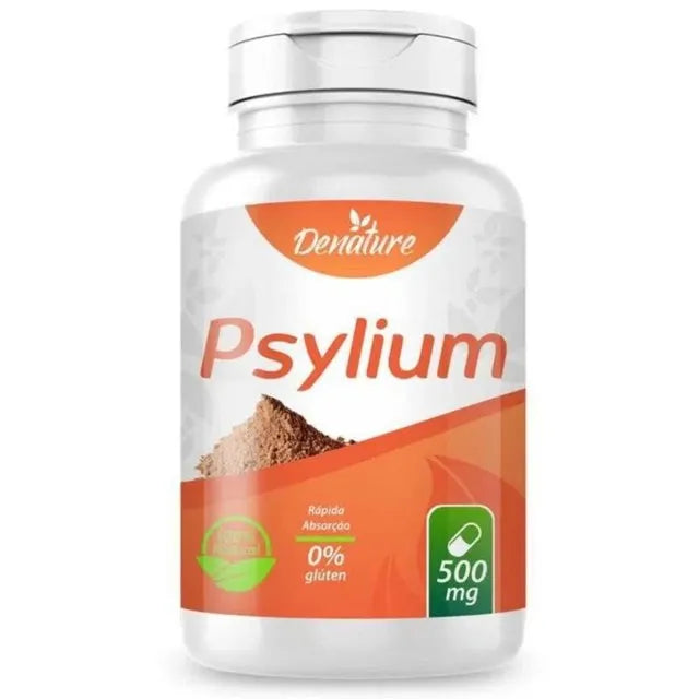 Psyllium 500mg 100 cápsulas - Denature - Savana